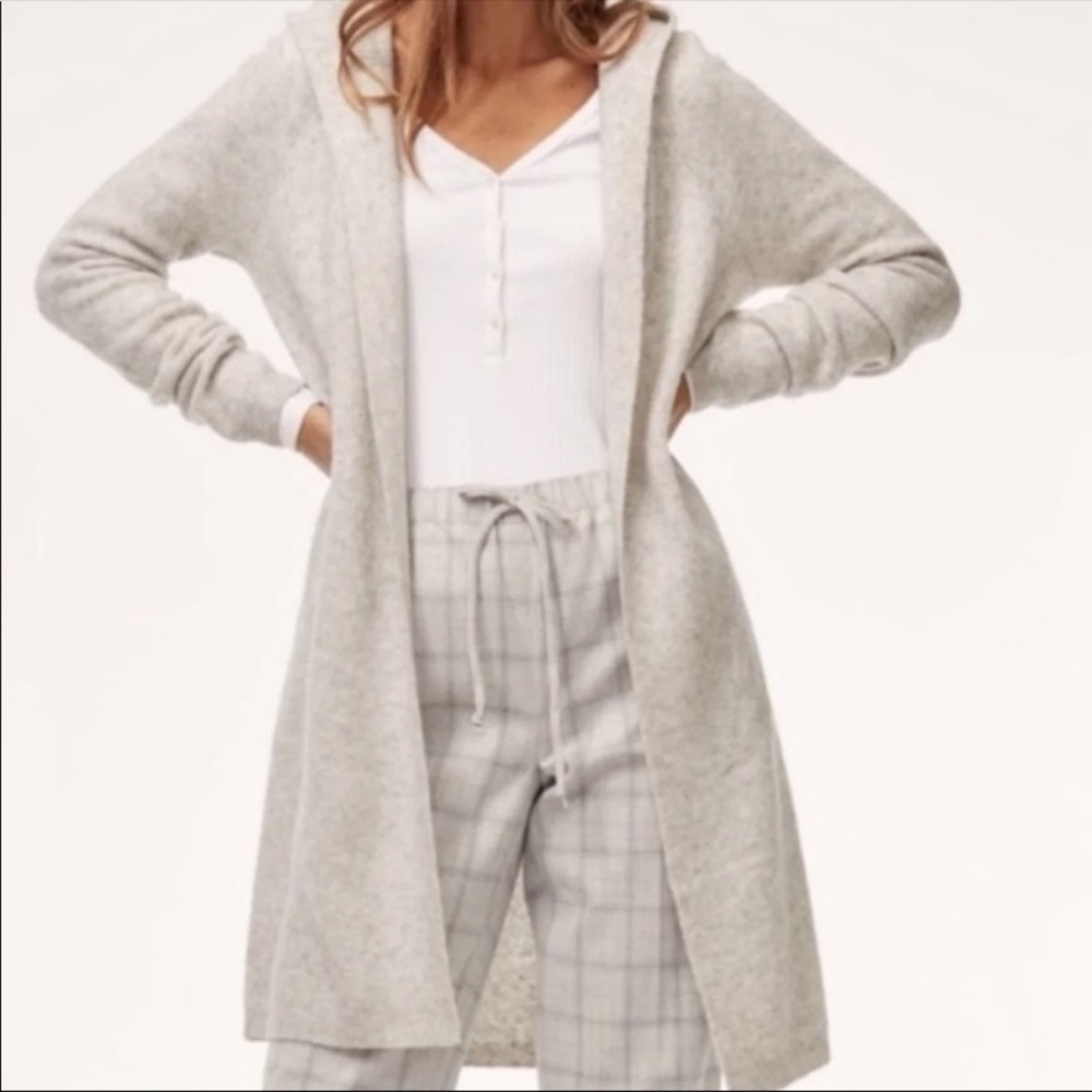 Aritzia Merino Wool Hooded Cardigan